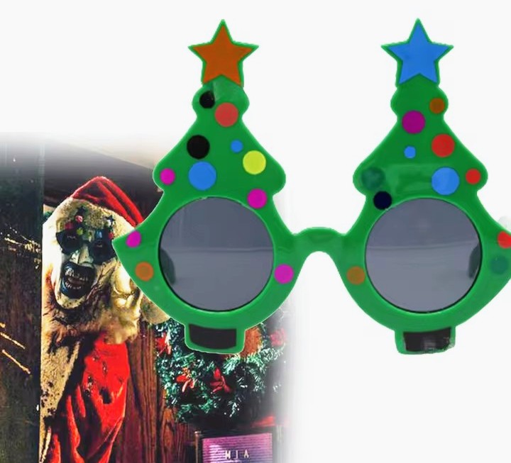 Art's Christmas glasses