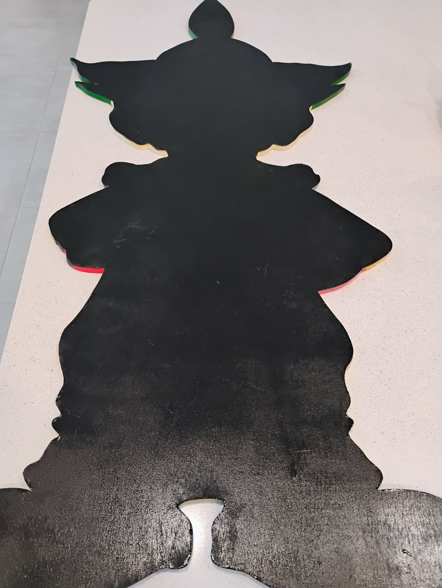 Custom wood horror characters