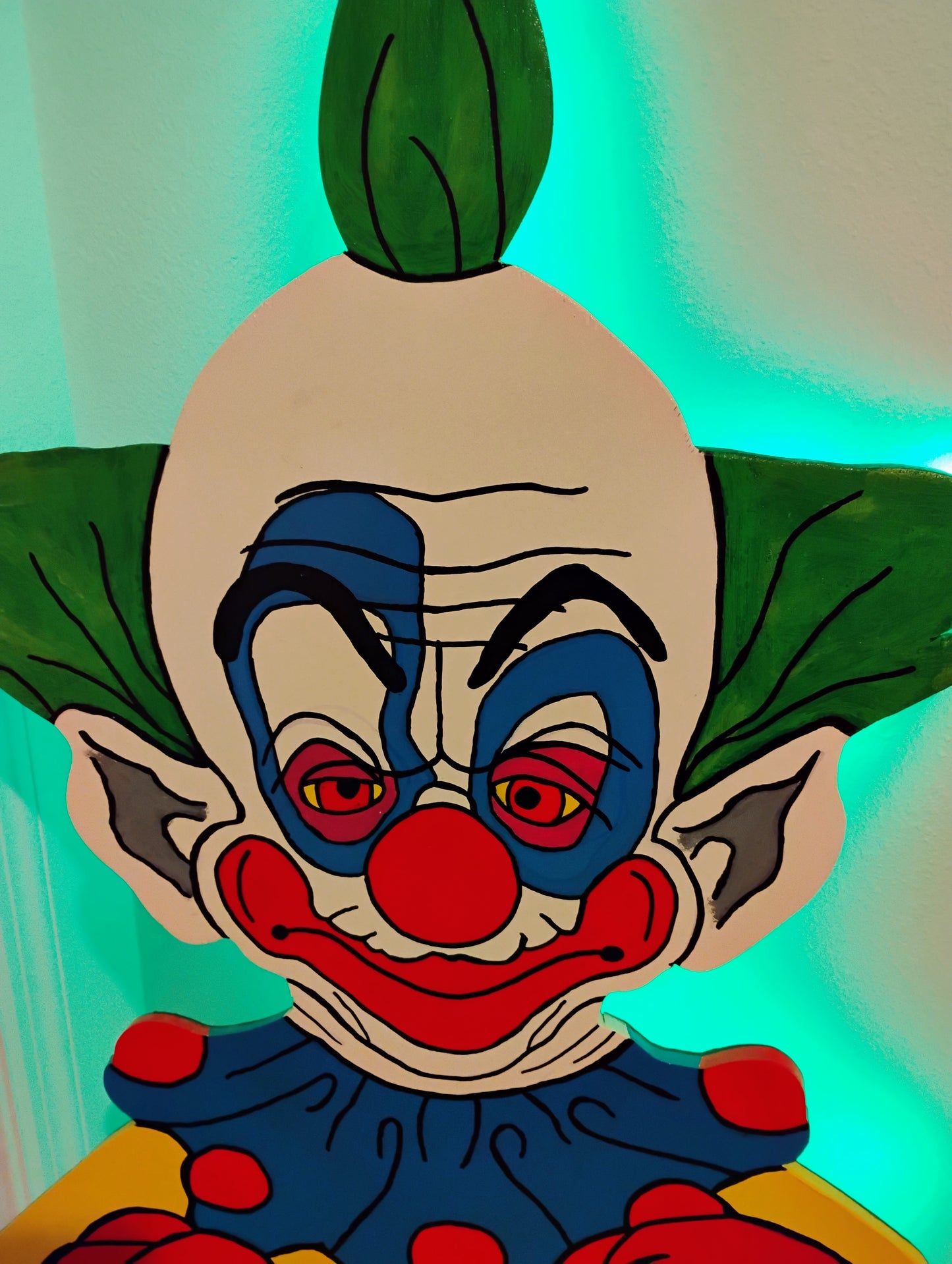 Custom wood horror characters