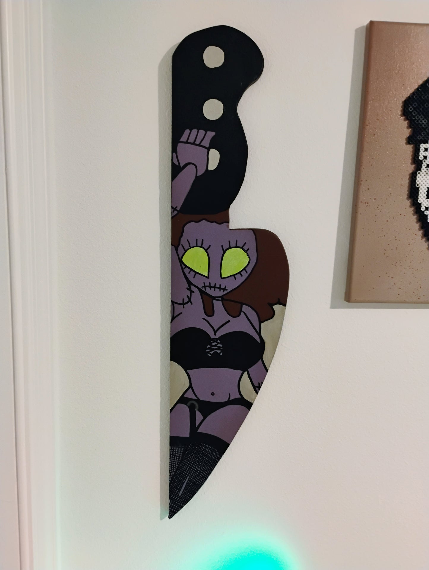 Custom wood butcher knives customized for you