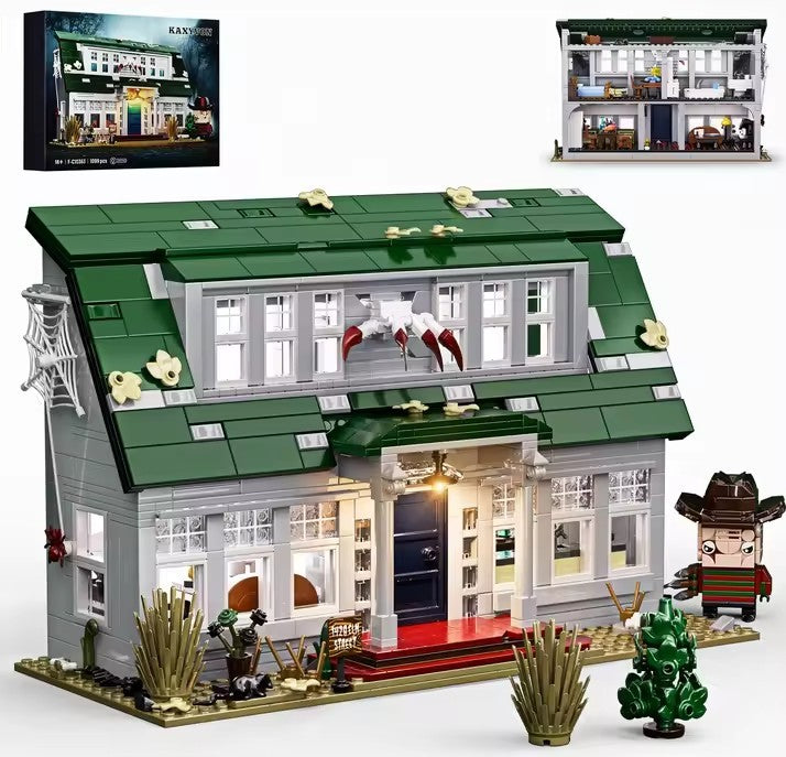 A Nightmare on Elm Street, Freddy Krueger, Nancy's house Adult building blocks set