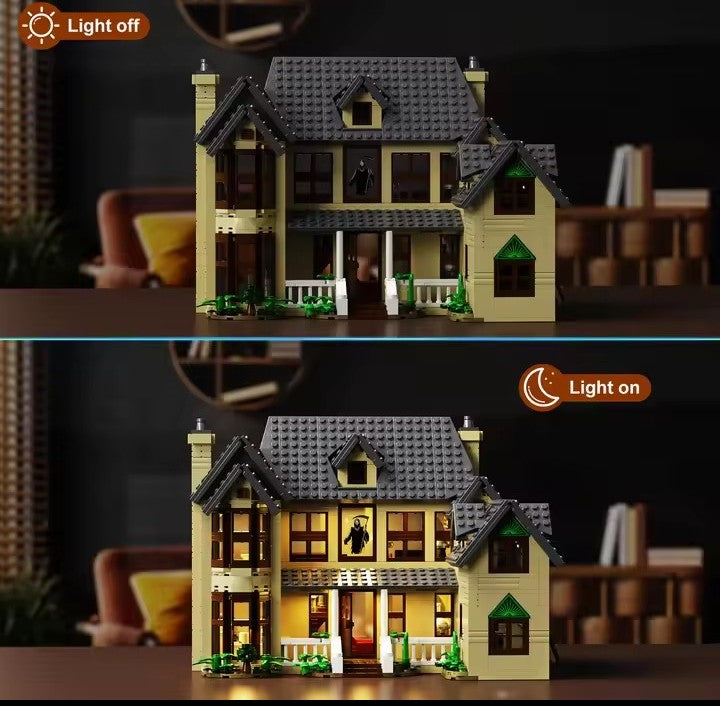 Scream House, Stew Mockers /ghost face house.